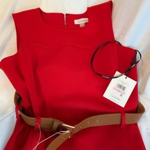 Calvin Klein dress RED